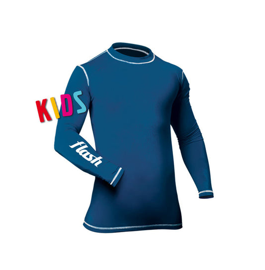 Baselayer Flash Kids Top Navy